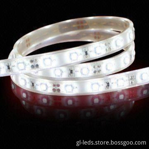 Waterproof High-power LED Strip Lighting with 12 or 24V DC Input Voltages and 24W Power